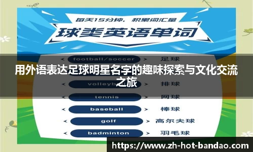 用外语表达足球明星名字的趣味探索与文化交流之旅